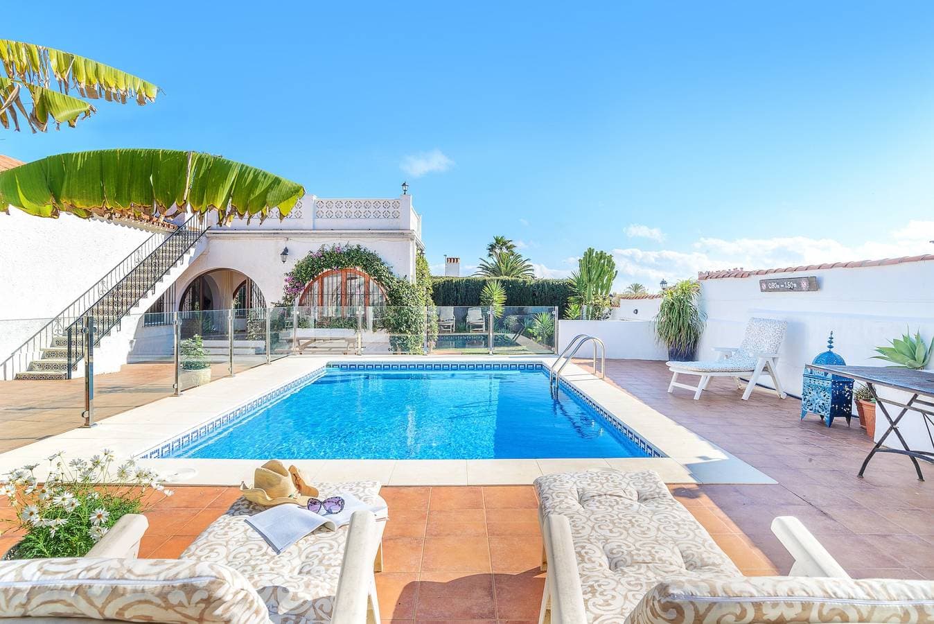 Foto 5 von 34: Villa 'Jardin Tropical' mit privatem Pool, Garten, Klimaanlage und WLAN