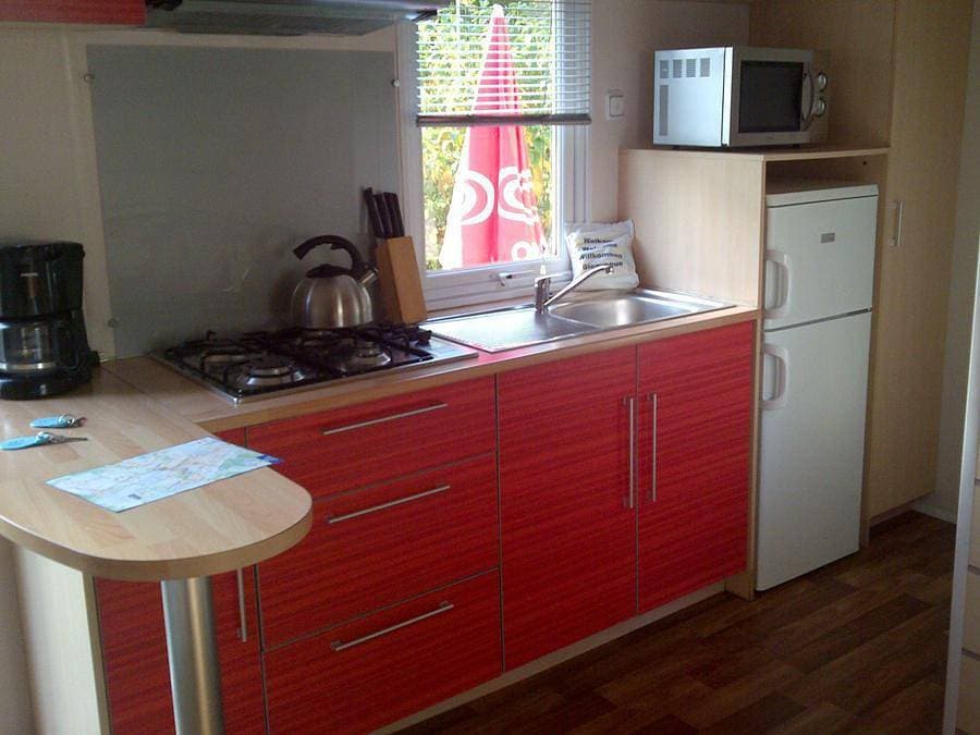 Foto 4 von 85: Camping Le Mont Joli Bois - Mobilheim 6 personen - 2 Zimmer