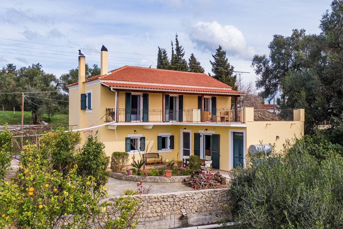 Foto 3 von 28: Ferienhaus "Ilios County House" mit Meerblick, privater Terrasse und WLAN