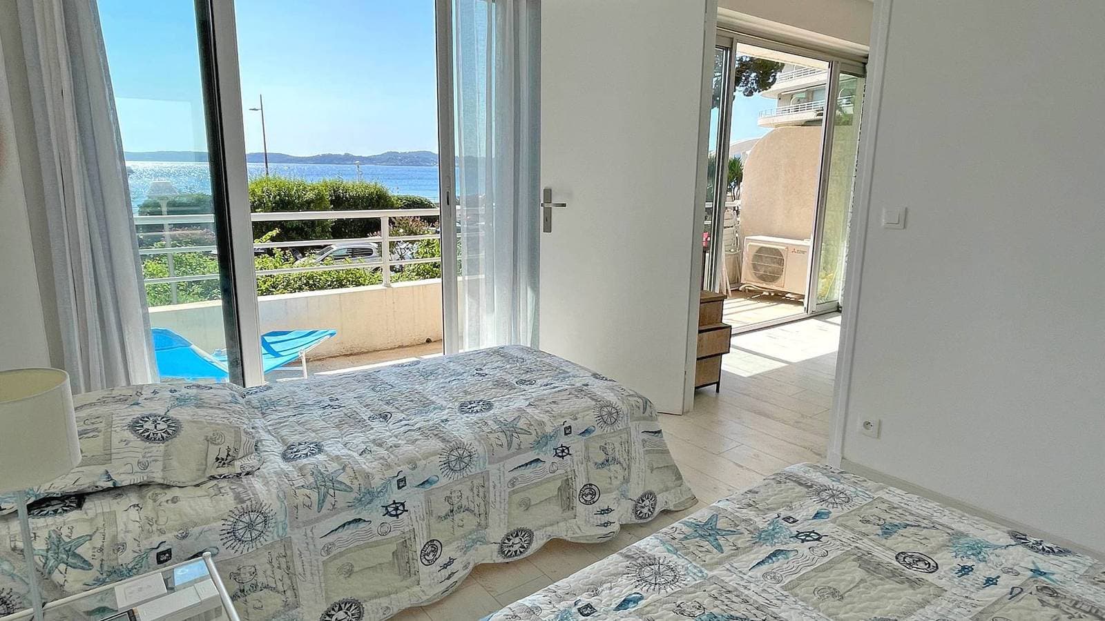 Foto 10 von 13: Apartment T2 - 4 Personen - Stadtzentrum und Strand - Meerblick - Klimaanlage - WiFi - Sainte-Maxime