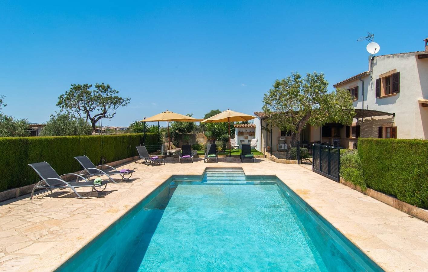 Foto 10 von 61: Gemütliche Wohnung mit Pool und Terrasse in Porreres
