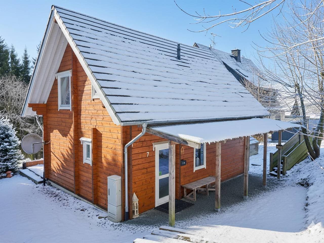 Modernes Holzhaus im Sauerland mit Sauna 1