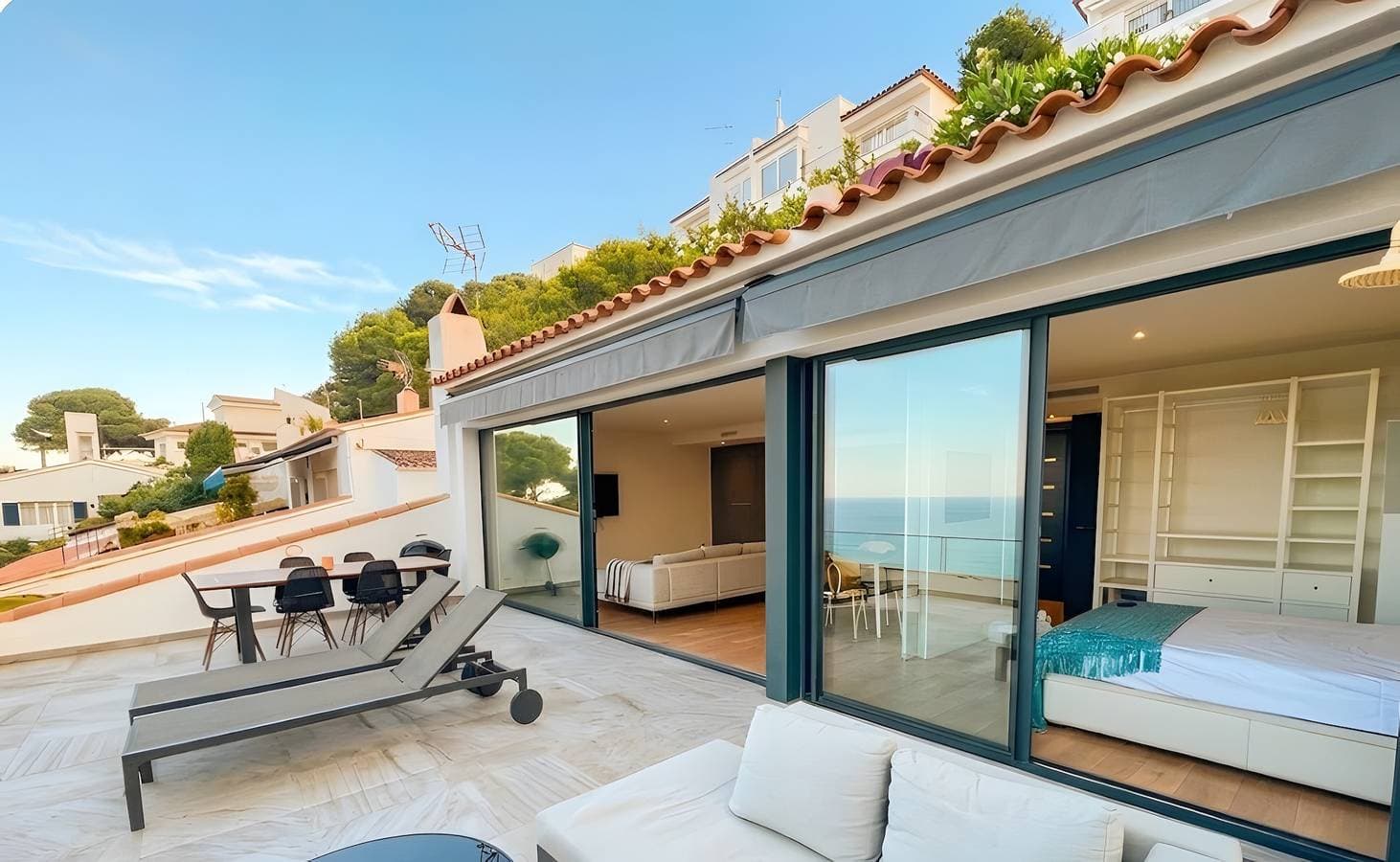 Foto 8 von 43: Apartment 'La Terrasse De La Mer 6' – Meerblick, WLAN, Klimaanlage