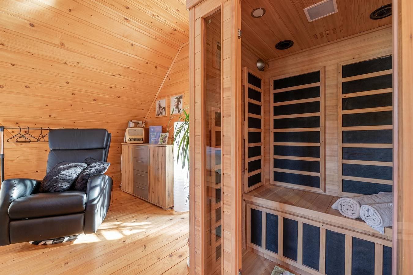 Foto 8 von 18: Vilinka Log Cabin with Sauna