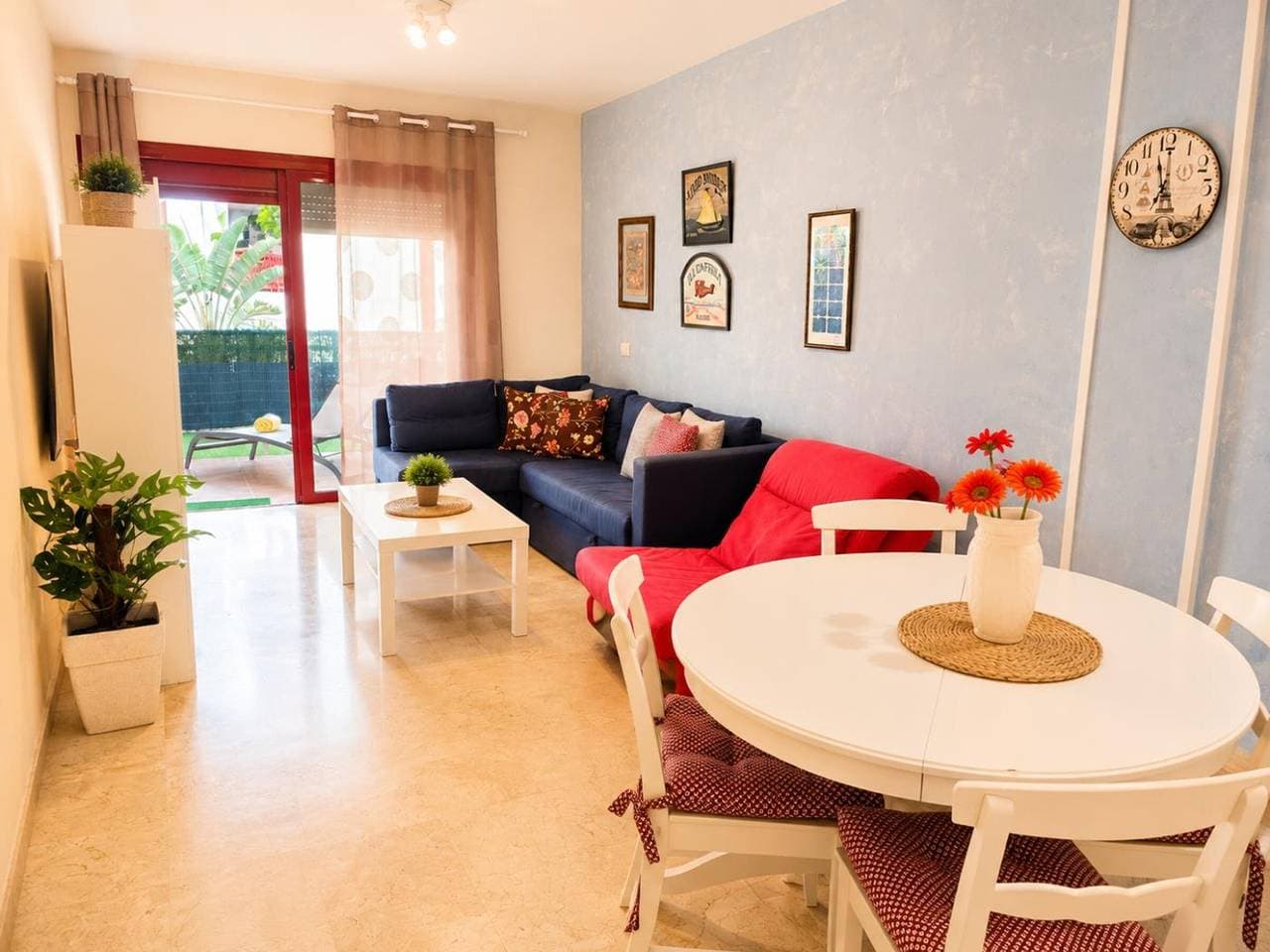 Foto 8 von 25: Oase Palm Mar - Charmante Wohnung mit Terrasse und Zugang zu Pools, nahe Strand und Annehmlichkeiten
