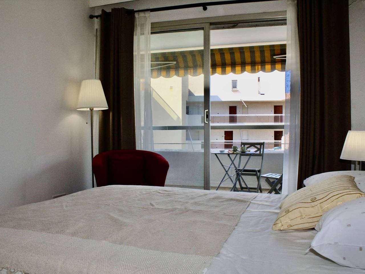 Foto 13 von 15: 2-Zimmer-Wohnung mit Meerblick und Klimaanlage, Villeneuve-Loubet Strand