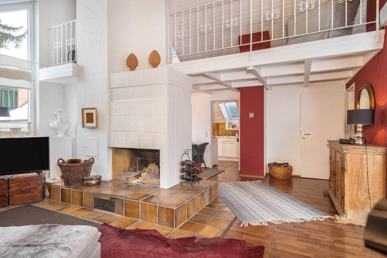 Foto 4 von 33: Ferienwohnung "Dachatelier Überlingen" in Bodenseenähe mit Balkon & Dachterrasse