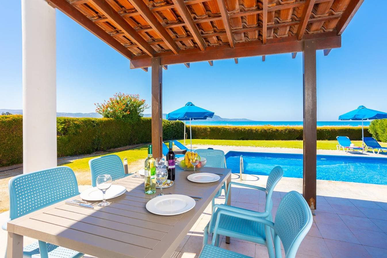 Foto 12 von 36: Villa für 6 Personen mit Terrasse
