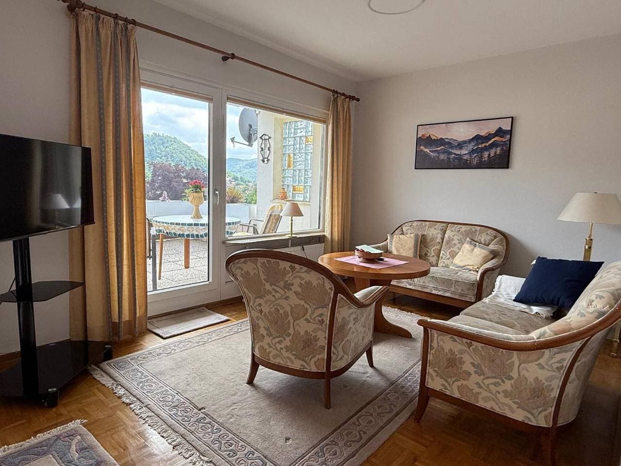 Foto 8 von 14: Apartment 'Terrassenappartment im Harz' mit Bergblick, privater Terrasse und WLAN