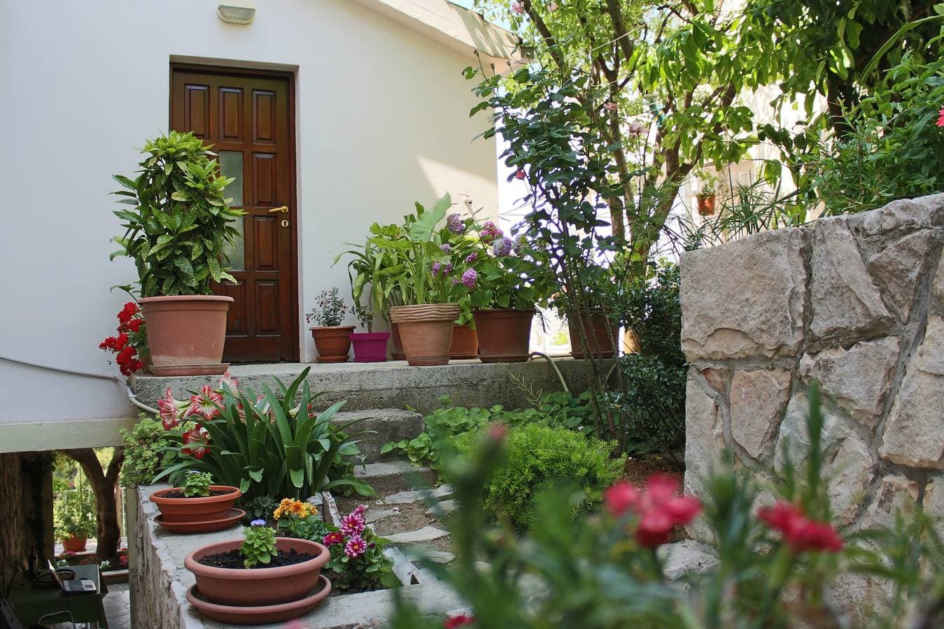 Foto 6 von 31: 1-Zimmer-Ferienwohnung mit Terrasse und Meerblick Jelsa, Hvar A-15348-b