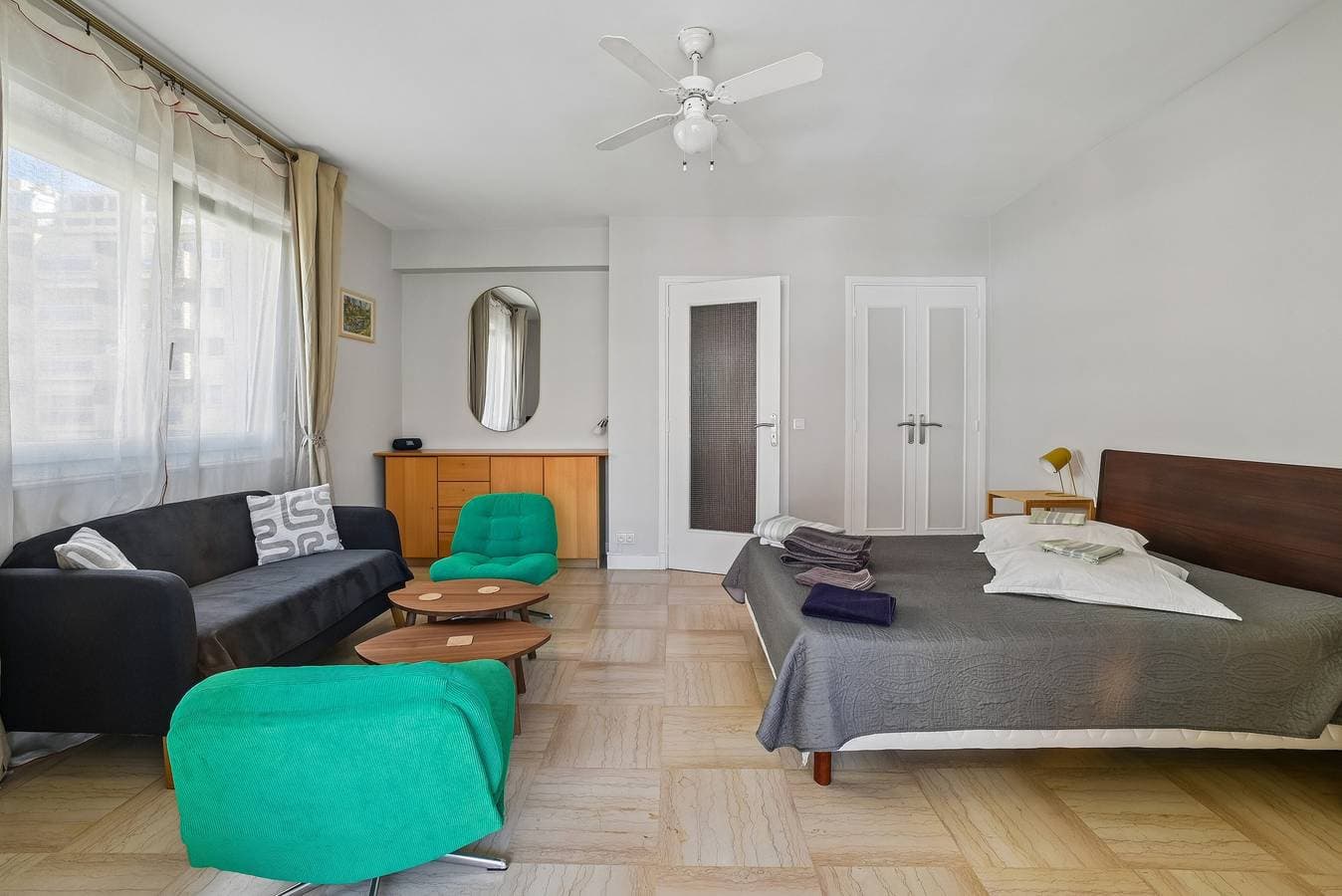 Foto 4 von 21: Studio 'Nur wenige Schritte vom Meer entfernt' mit Balkon, WLAN und Klimaanlage
