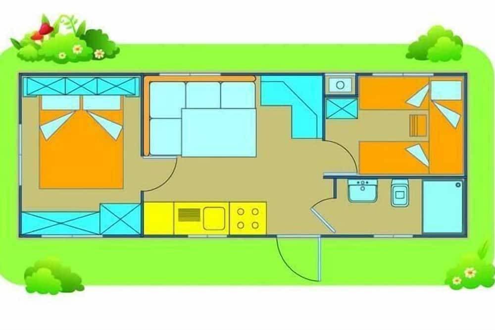 Foto 12 von 25: Camping Bella Italia Sardinia Mobilehome Happy Easy für 6 Personen