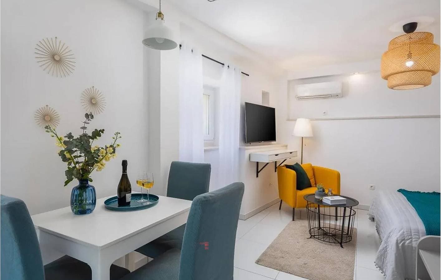 Foto 8 von 16: Apartment mit Meerblick, WLAN, Terrasse und Parkplatz – 300 m vom Strand entfernt