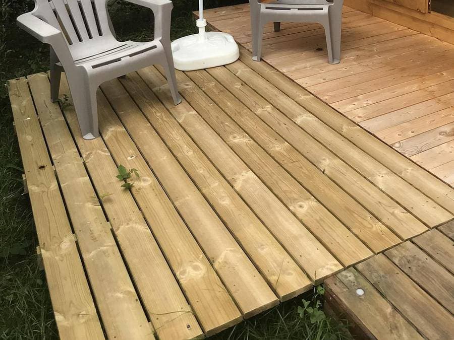 Foto 4 von 111: Camping West  - Bungalow 4 personen - Pod + Chalet Küche ohne Sanitäranlagen (Haustiere verboten) 2 Erwachsene + 2 Kinder