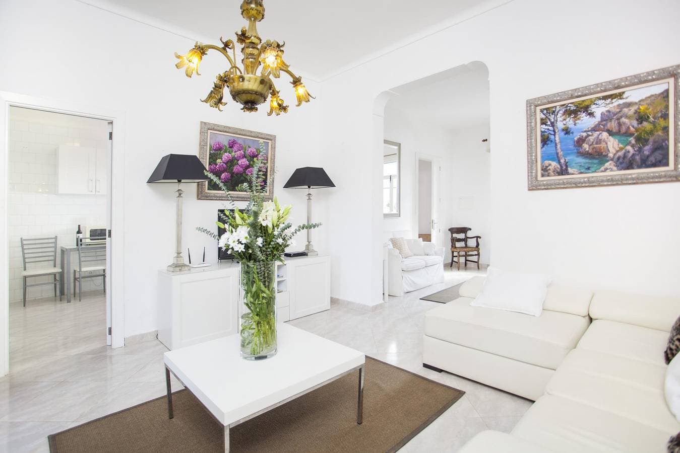 Foto 5 von 26: Tres Pins - Schönes Ferienhaus mit privater Terrasse und 300 m vom Strand entfernt. Kostenlosem W-Lan