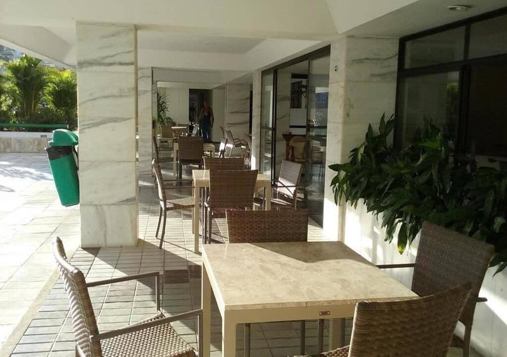 Foto 7 von 46: Flat Bar Salvador Ondina All Decorado- nimmt 5 Personen, Küche, Wohnzimmer, Sui