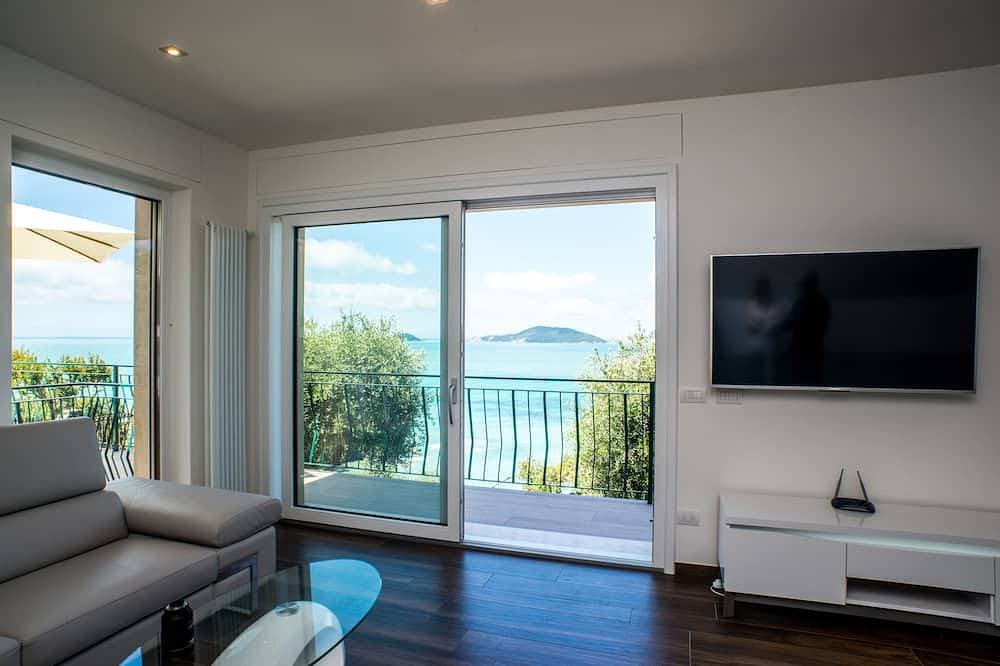 Foto 7 von 25: \"Alloggio Fiascherino\" mit 50m2 Terasse und fantastischem Meerblick