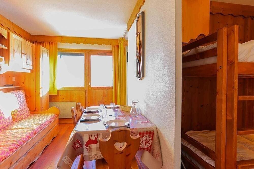 Foto 2 von 13: Gemütliche, renovierte Wohnung in Val Thorens, 4 Personen, Südbalkon, in der Nähe von Pisten und Geschäften