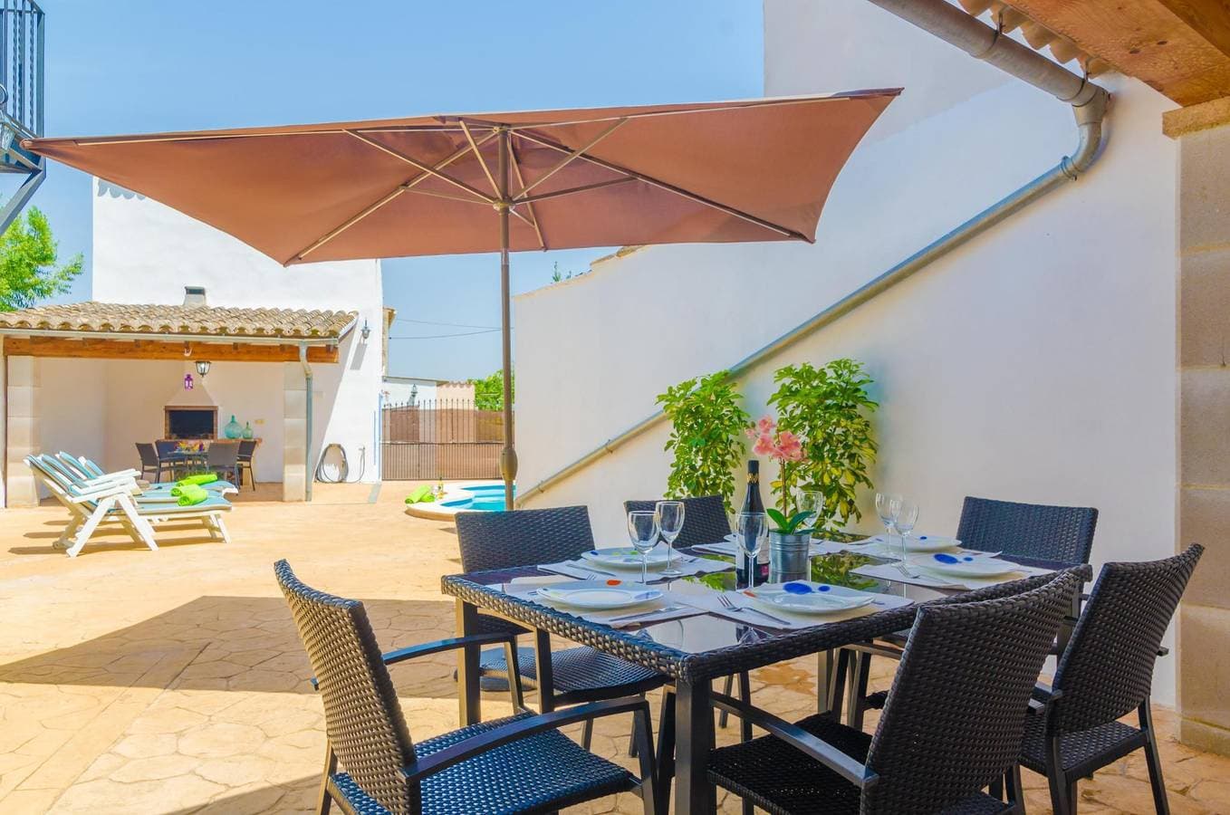 Foto 7 von 32: Can Pistola - Ferienhaus mit privaten Pool in Algaida. WiFi gratis