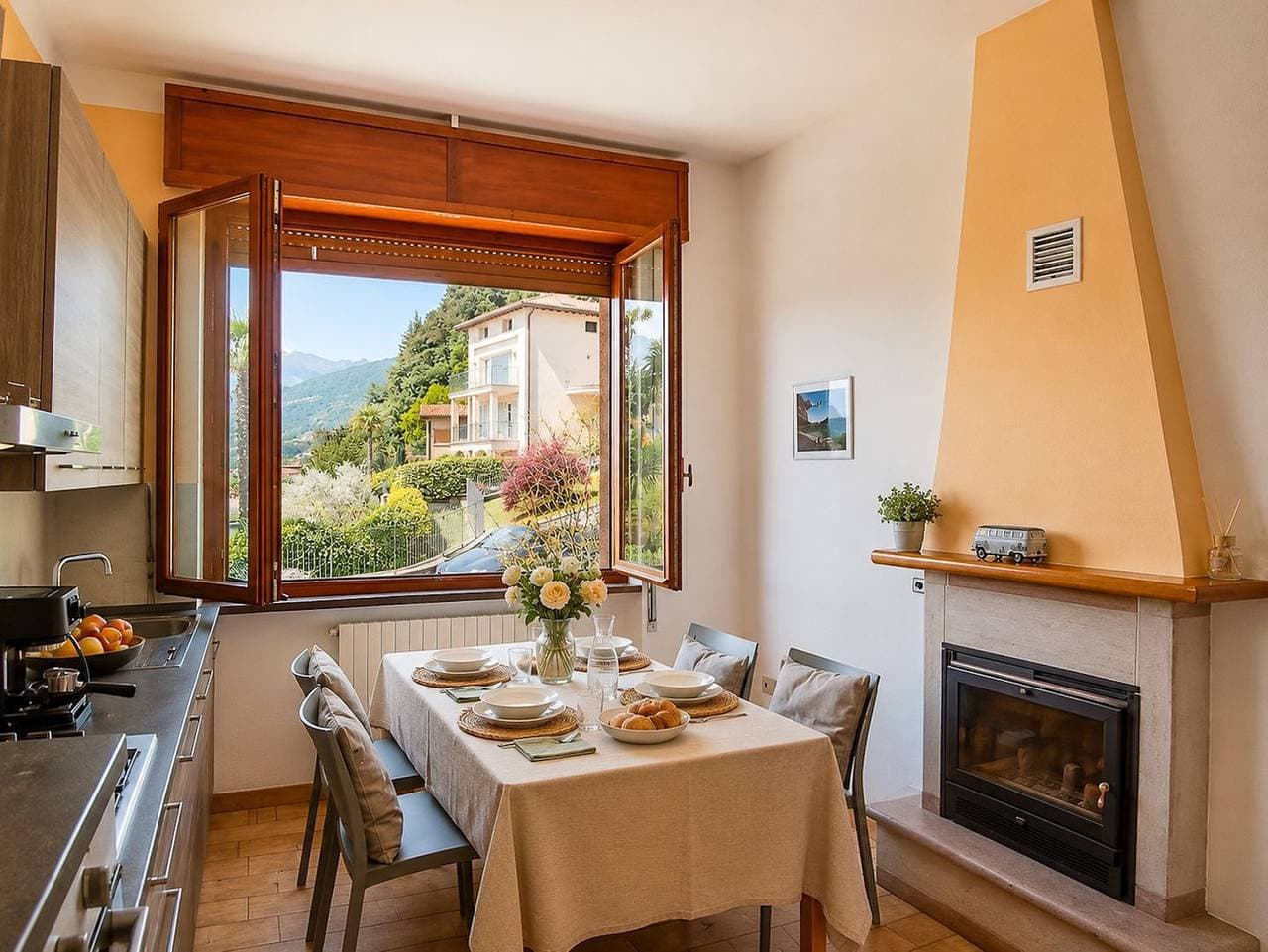 Foto 5 von 34: Labreva Ferienwohnung Augusta in Domaso mit Seeblick, Balkon und 2 Schlafzimmern