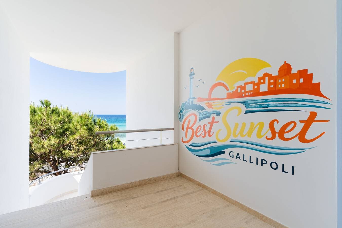 Foto 3 von 33: Apartment 'Best Sunset - Smeraldo' mit Bergblick, WLAN und Klimaanlage