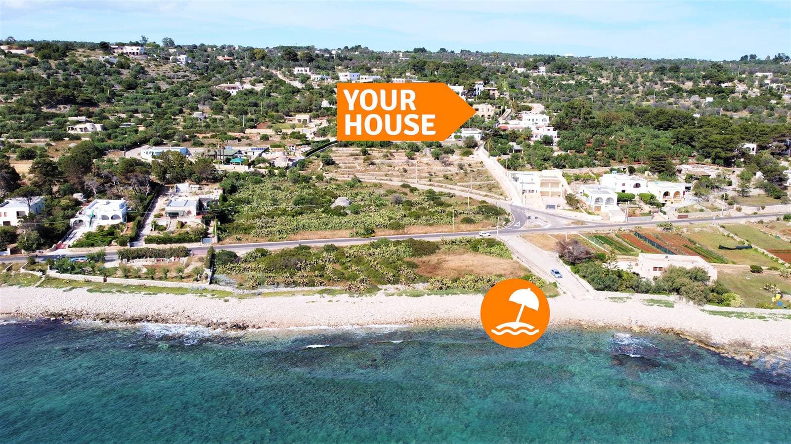 Foto 4 von 33: Haus mit 3 Wohnungen & Pool, 250m vom Meer