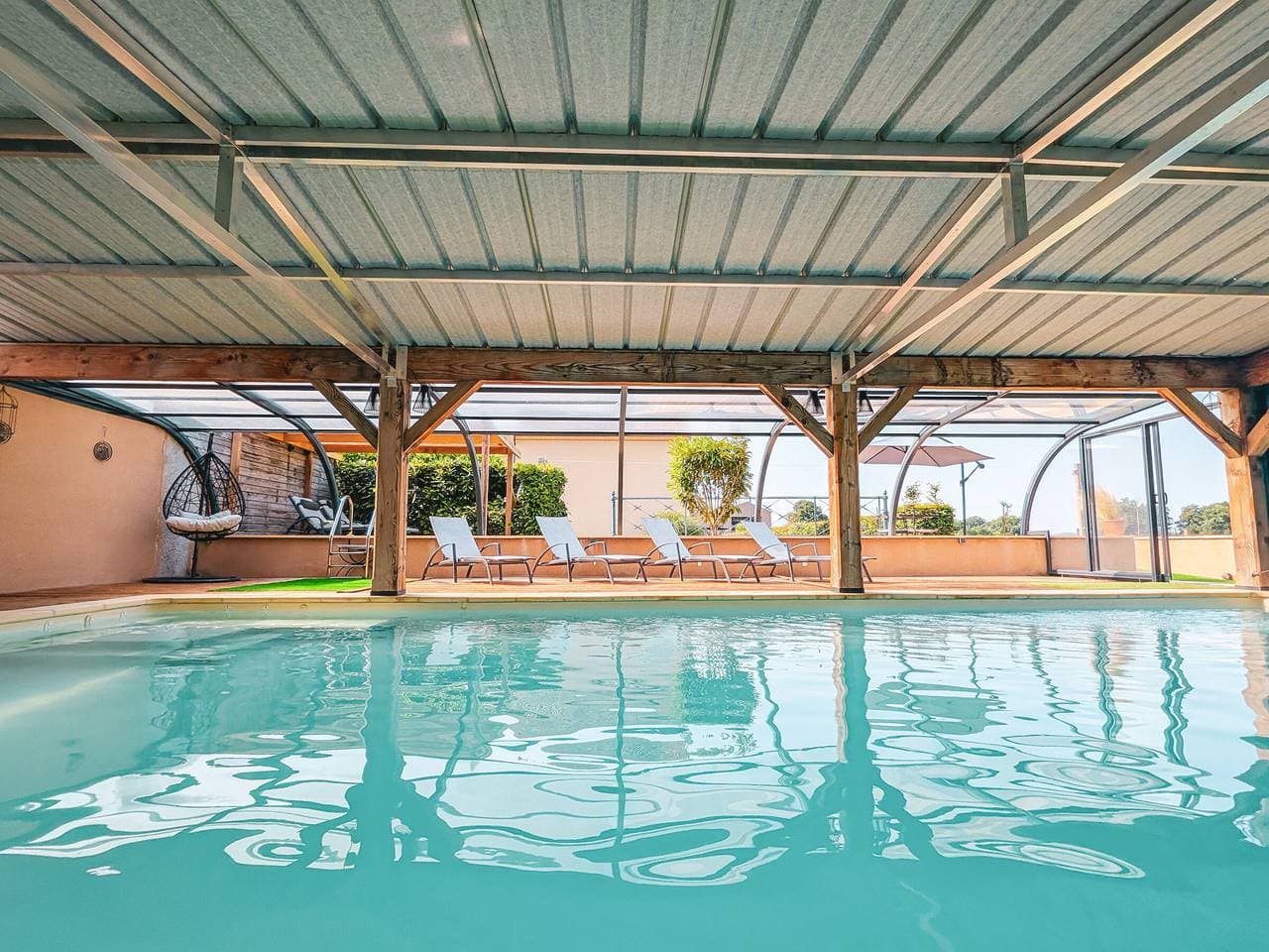 Foto 5 von 36: Gemütliches Ferienhaus in der Berry-Region mit Garten, Terrasse, Spielzimmer und Nahe Golf Spa