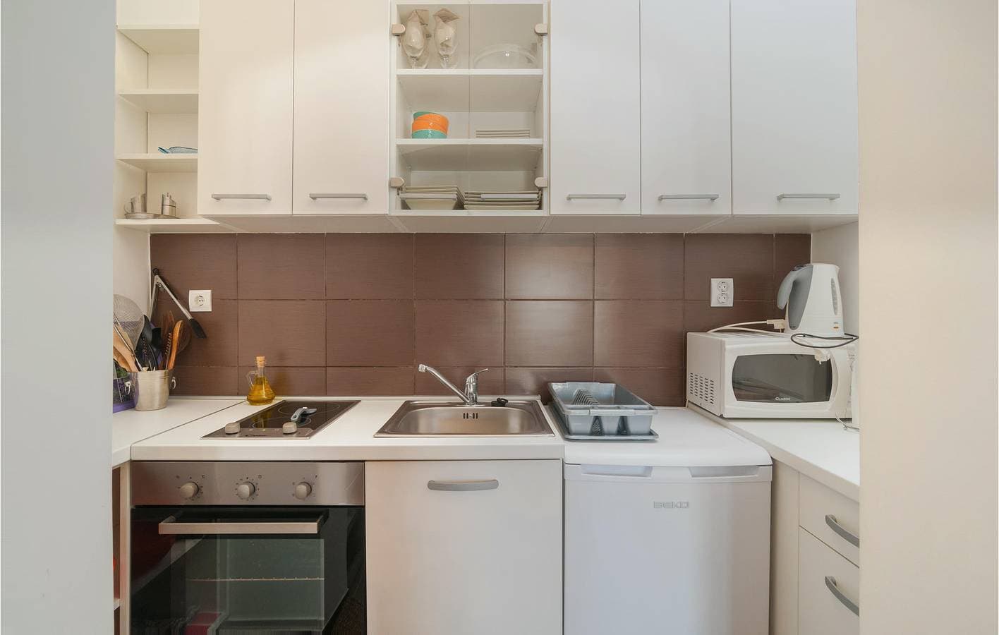 Foto 5 von 15: Gemütliche 1-Zimmer-Wohnung mit Terrasse, 400 m zum Strand und kostenlosen Parkplätzen