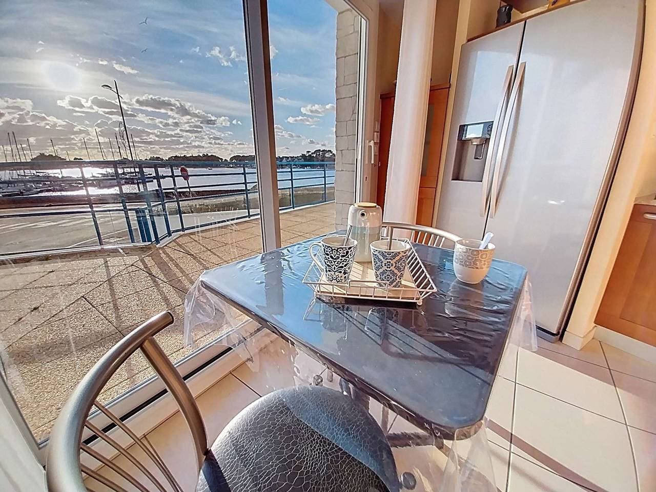 Foto 7 von 28: 3-Zimmer-Wohnung in Étel - Hafenblick mit Wifi und Parkplatz