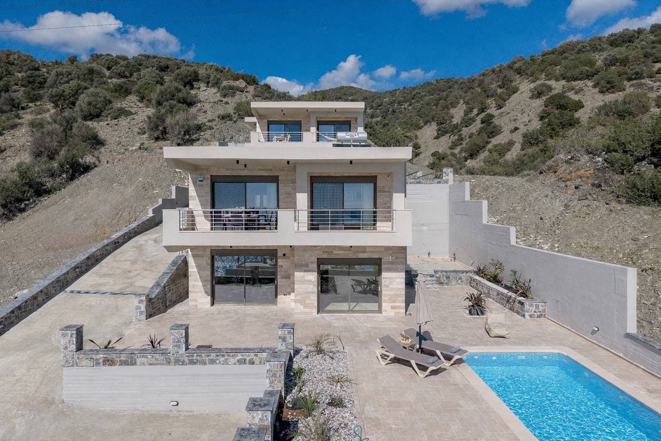 Kedros Villa 4, Beachfront 20m & Pool 1
