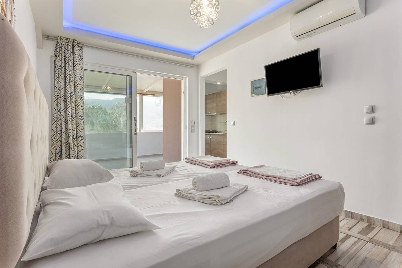 Foto 12 von 26: Einzimmerwohnung "Villa Dionysia S2" in Strandnähe mit Gemeinschaftspool und WLAN