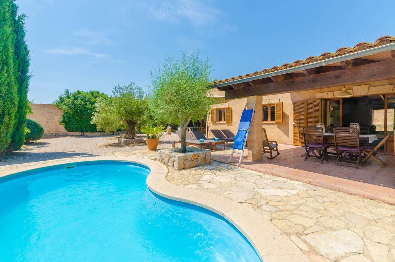 Foto 7 von 55: Finca Sa Plana - Ferienhaus mit privaten Pool in Son Servera. WiFi gratis