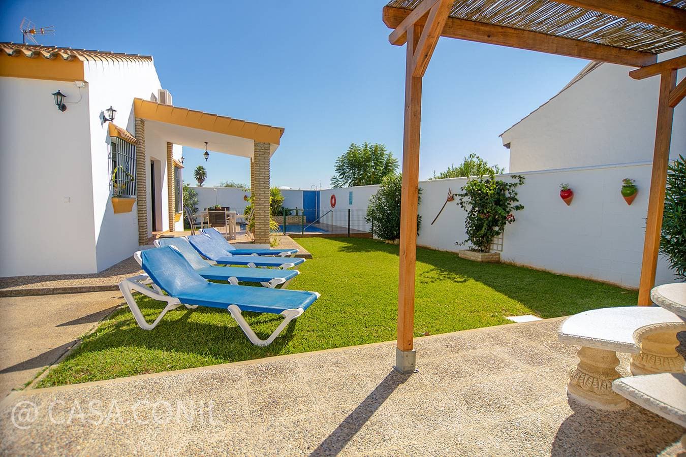 Foto 12 von 34: Privater Pool, in Fuente del Gallo, mit Klimaanlage und Internet - Casa Francis-1 -