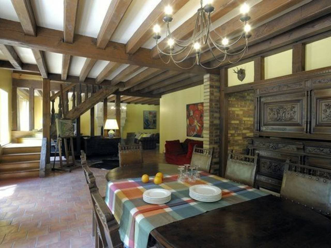 Foto 5 von 21: Rustikale Familienvilla in Sologne: Privatwald, 4 Schlafzimmer, ökologischer Charme