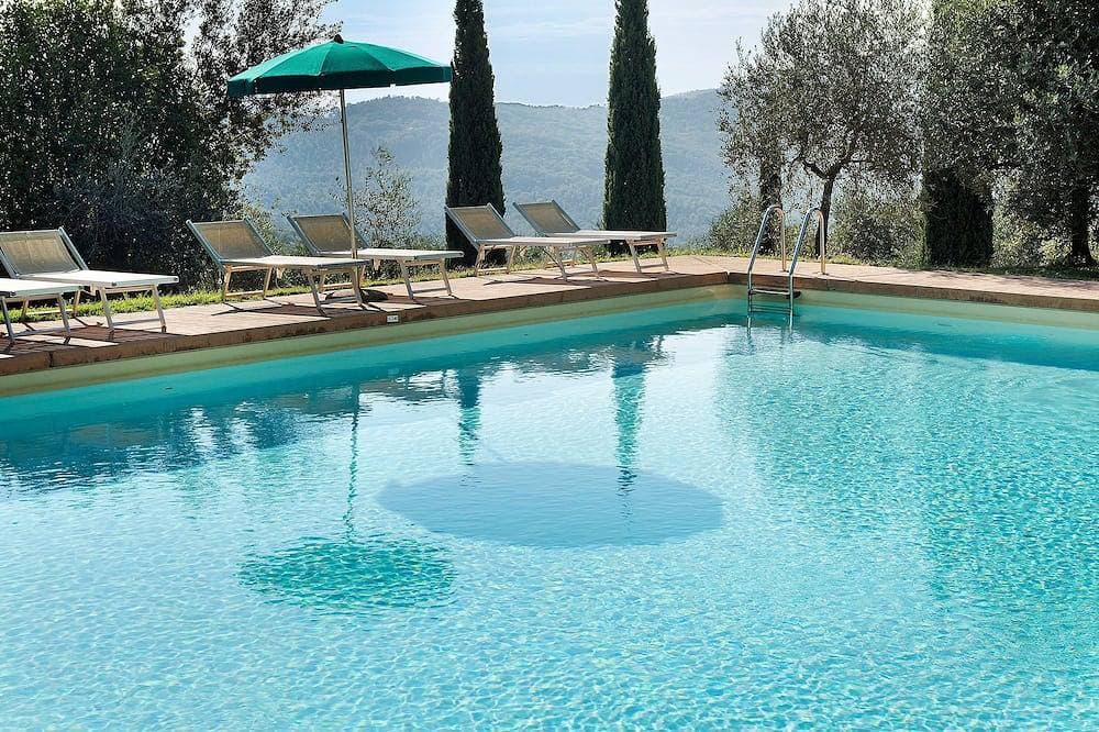 Foto 13 von 21: Coppo – Apartment mit Pool und Blick auf die toskanischen Hügel