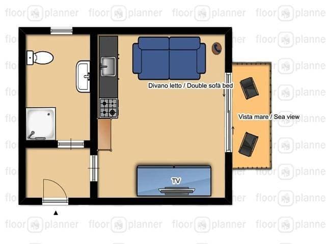 Foto 6 von 12: Studio with Sofa Bed