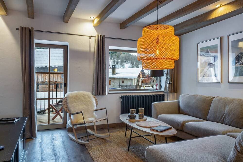Foto 7 von 14: Modernes Chalet in Méribel, nahe Pisten, Haustiere erlaubt