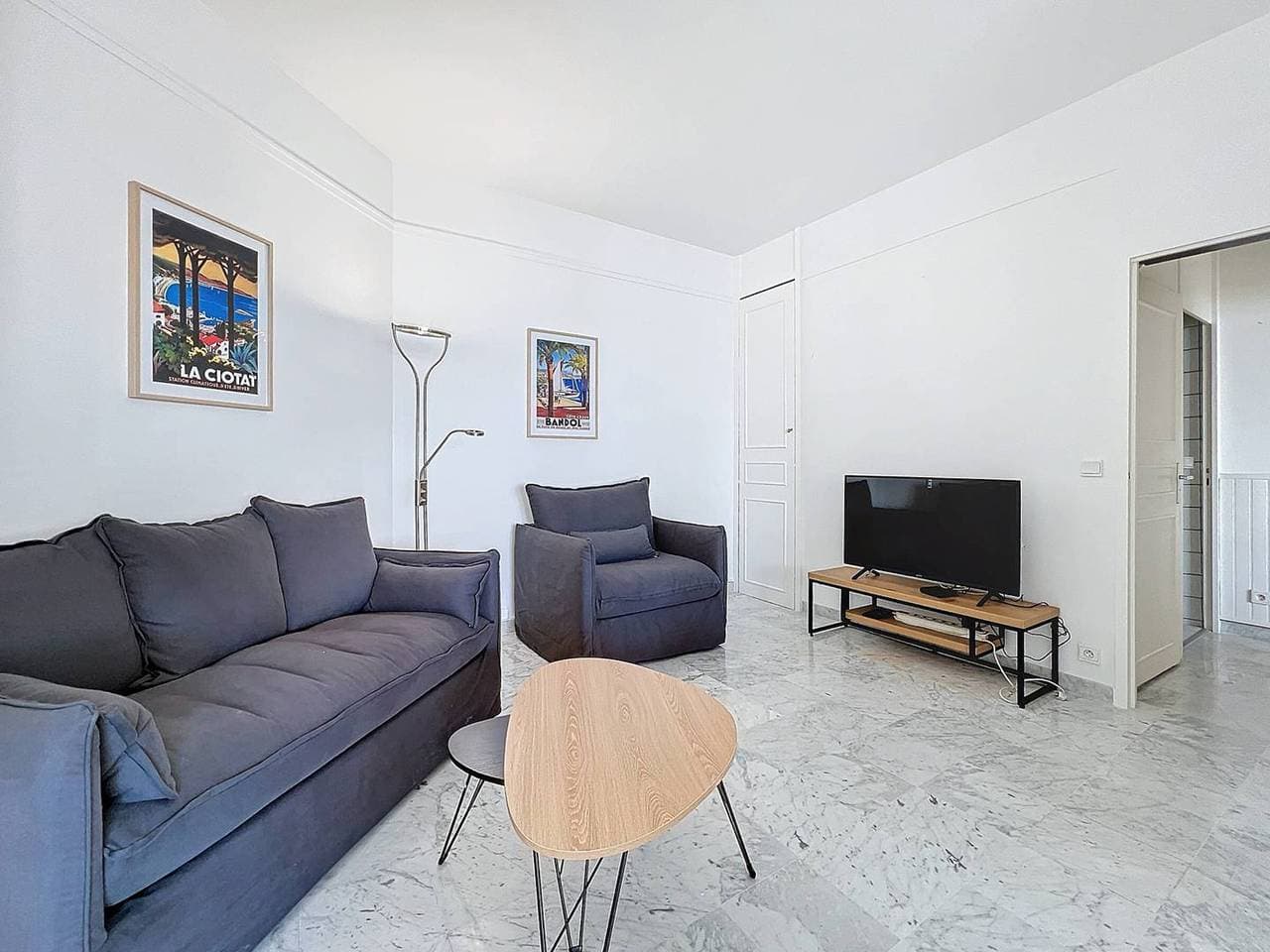 Foto 10 von 26: Klimatisiertes Apartment mit Parkplatz, 2 Schlafzimmer in La Ciotat