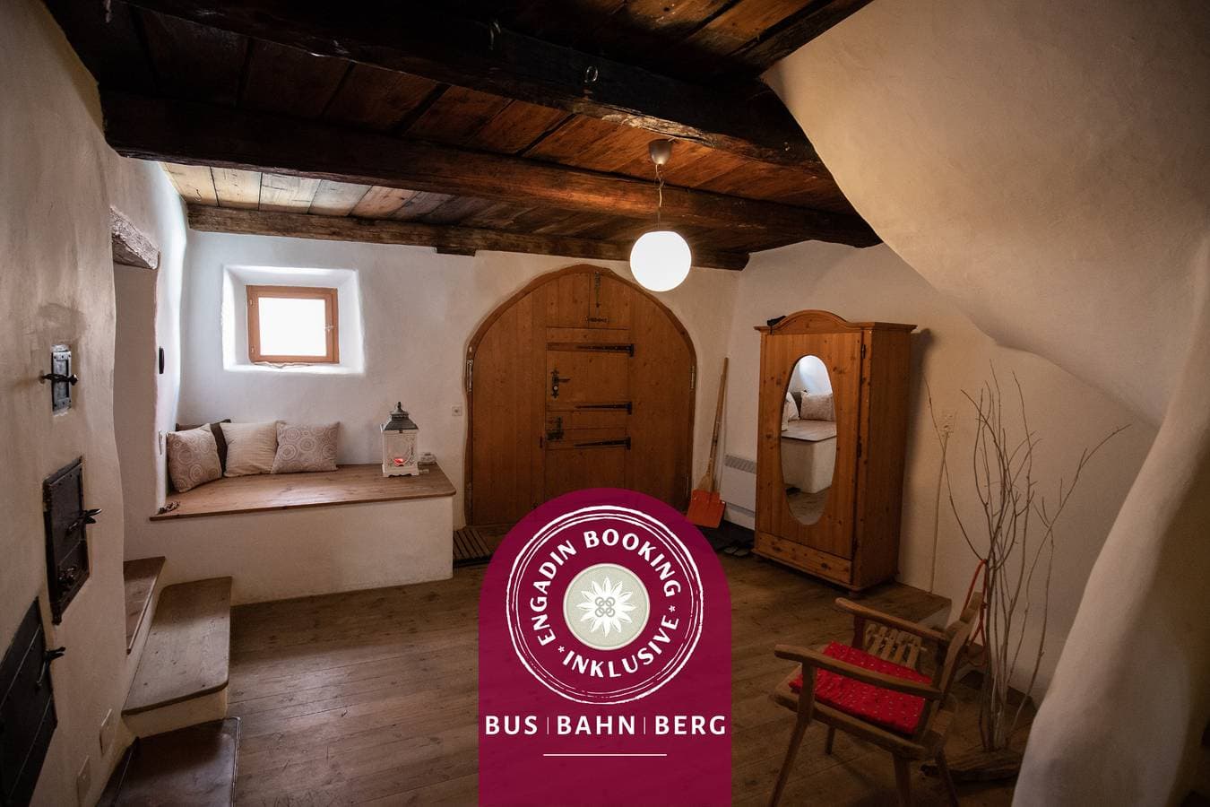 Chasa Curasch: Gemütliche, Modern Eingerichtete, 1.5-Zimmer Ferienwohnung 1