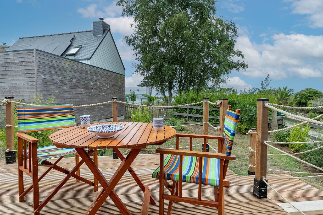 Foto 4 von 22: Chalet 'An Ti Koad Spa Privatif 800m Plage' mit privater Terrasse, eigenem Garten und WLAN