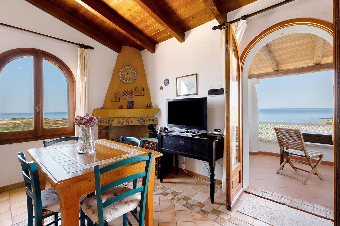 Foto 7 von 21: Panorama-Appartement in Villa mit Meerblick auf der Costa Verde