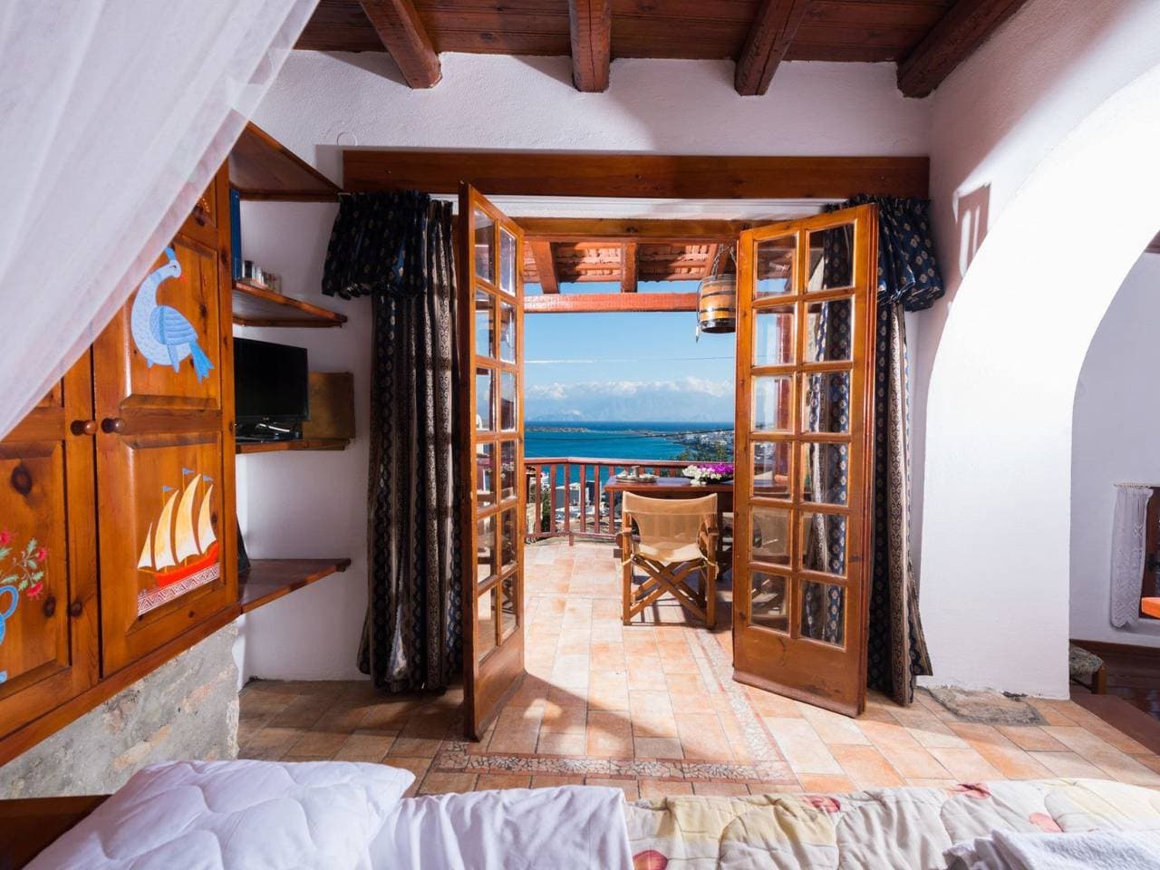 Leonidas Traditionelles kretisches Haus mit Meerblick 1