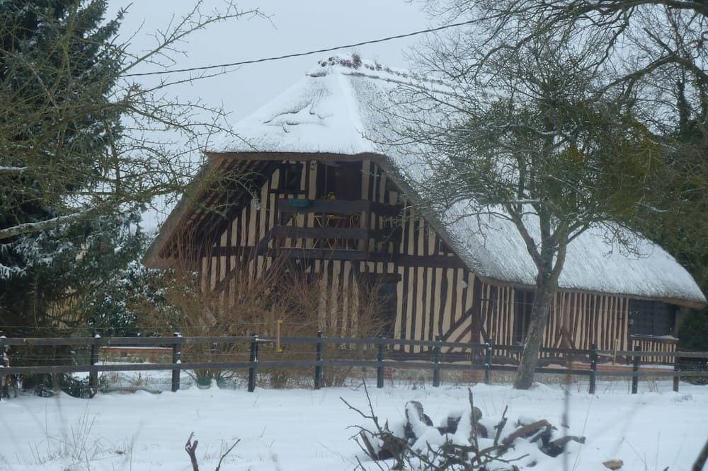 Foto 6 von 25: Reetdachhaus in der Normandie in der Nähe von Honfleur, Deauville Pont l'Eveque Le Havre