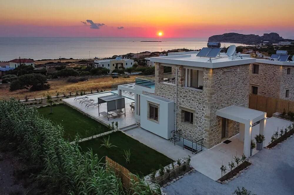 New Villa★Prive Pool★Walk to all & Falasarna beach★Free Daily Breakfast 1
