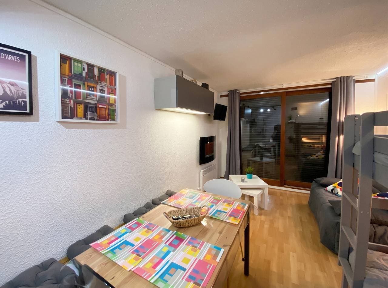 Foto 3 von 12: Gemütliches Studio in Villarembert, 22 m², in Pistennähe