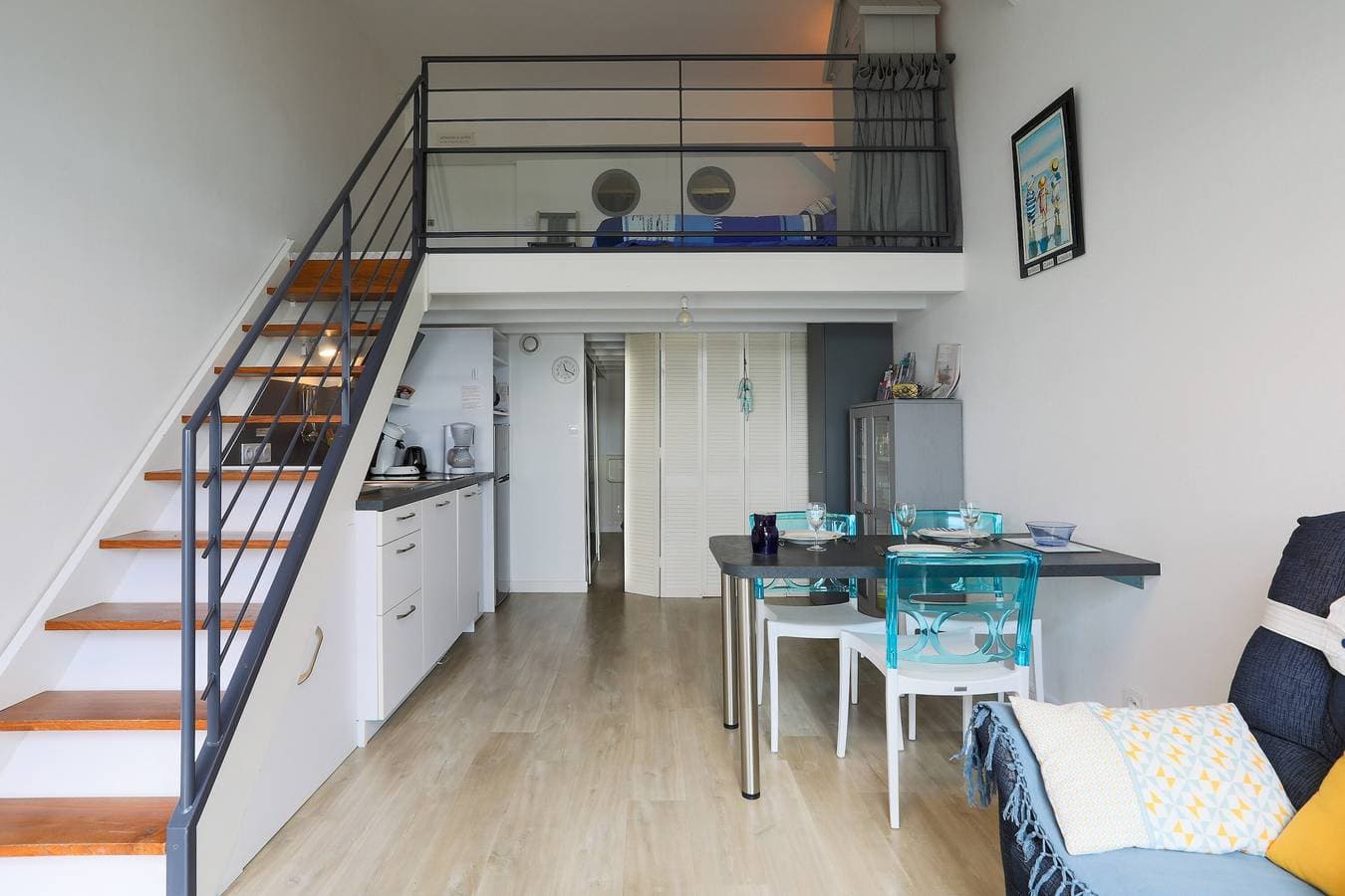 Foto 10 von 34: Appartement "Ti Roz" 3 Sterne mit Meerblick, direktem Strandzugang und Gr34