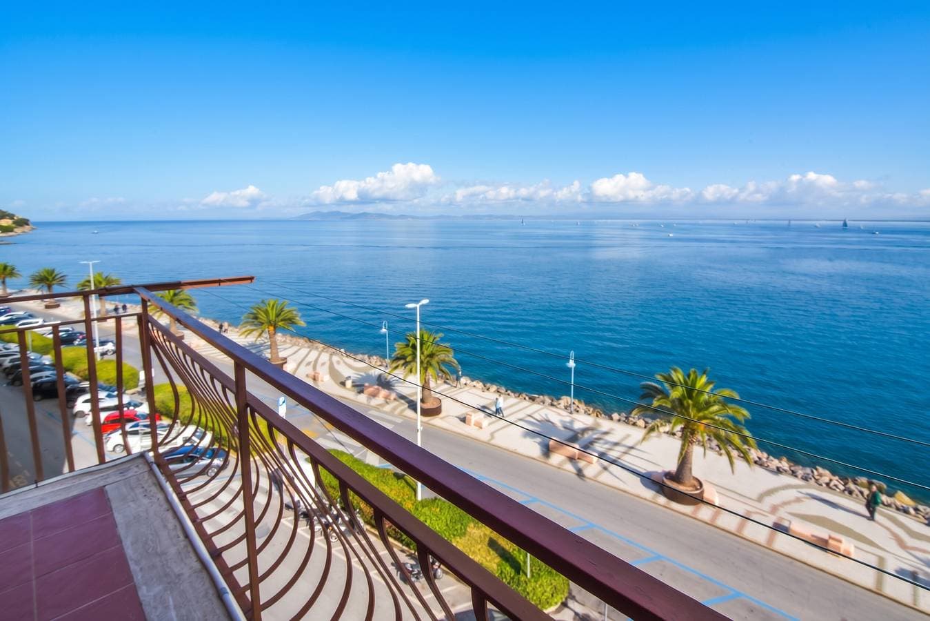 Foto 5 von 39: Wohnung mit Balkon in Porto Santo Stefano 89 m² Meerblick