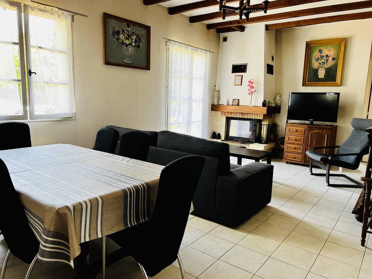 Foto 5 von 18: Baskisches Haus in Espelette, 3 Zimmer, 5+2 Pers, Haustiere erlaubt, Internet