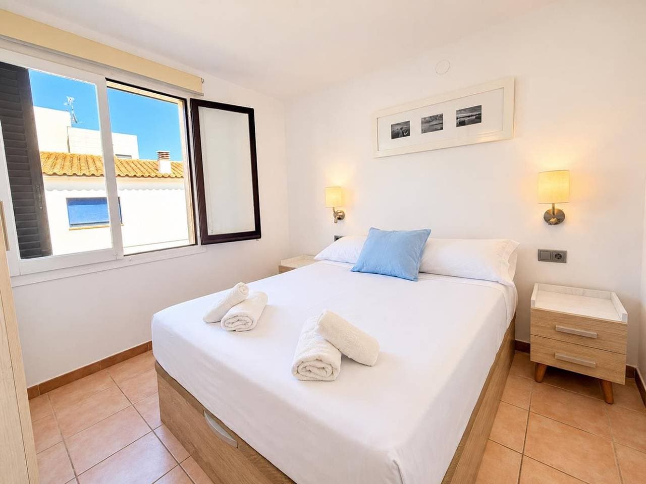 Foto 6 von 14: Neu renovierte Wohnung, 1 Min zum Strand, ruhig, 2 Schlafzimmer, Terrasse, Wi-Fi