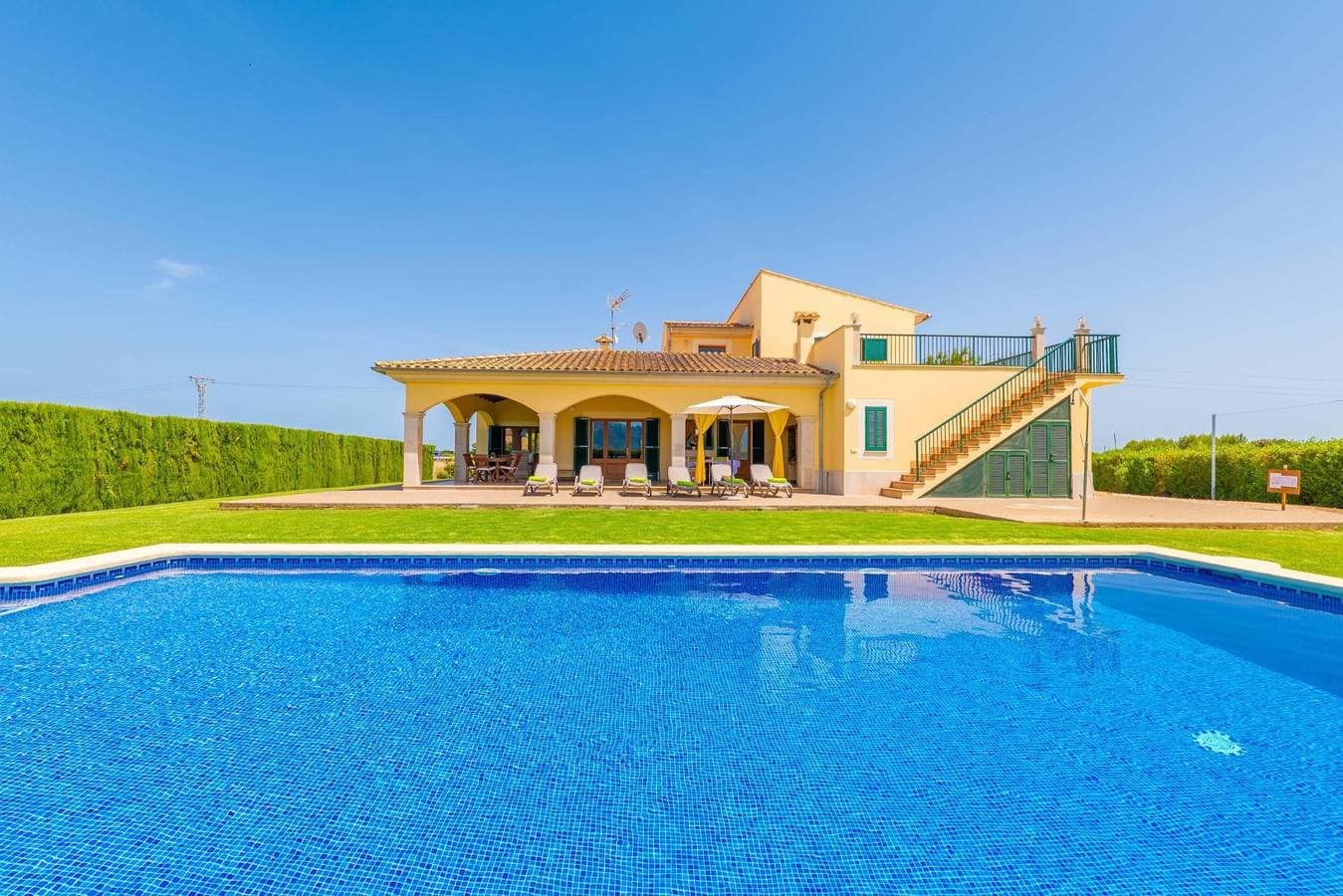 Es Mussol - Ferienhaus mit privaten Pool in Sa Pobla. WiFi gratis 1